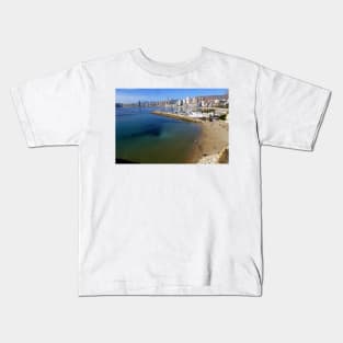 Benidorm Mal Pas Beach Costa Blanca Spain Kids T-Shirt